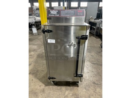 Southern Pride Commercial Electric Powered Smoker! All Stainless Steel! Model SC-200 Serial 8364! 208V!