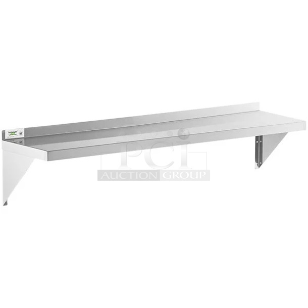 BRAND NEW SCRATCH AND DENT! Regency 600WS1260 18 Gauge Stainless Steel 12" x 60" Solid Wall Shelf