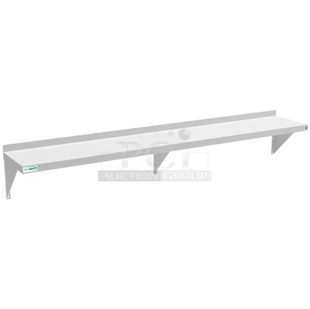 BRAND NEW SCRATCH AND DENT! KoolMore WMSH-1272 Stainless Steel Wall Mount Shelf. 