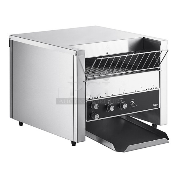 BRAND NEW SCRATCH AND DENT!  Vollrath JT3 Stainless Steel Commercial Countertop Electric Powered Conveyor Oven Toaster. 208 Volts, 1 Phase. - Item #1145289