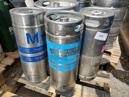 Lot of (3) 5.16 Gallon Kegs
*Empty