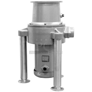 BRAND NEW SCRATCH & DENT! Hobart FD4/150-3 Commercial Garbage Disposer with Adjustable Flanged Feet - 1 1/2 hp, 110-120/220-240V. 