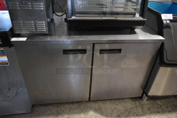 Delfield UC4048-STAR Stainless Steel Commercial 2 Door Undercounter Cooler. 115 Volts, 1 Phase. Tested and Working!