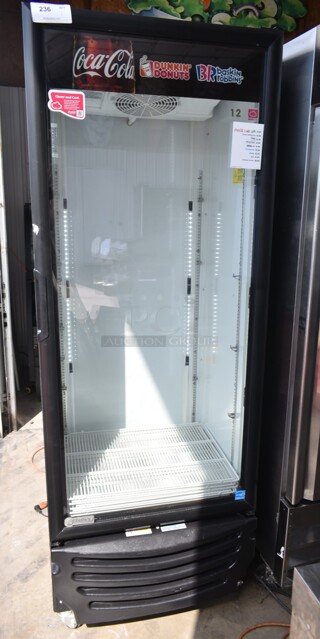 Imbera G319 ENERGY STAR Metal Commercial Single Door Reach In Cooler Merchandiser. 115 Volts, 1 Phase. Tested and Powers On But Does Not Get Cold
