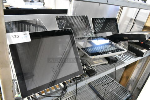 7 Various POS Monitor Including Heartland. 7 Times Your Bid! 