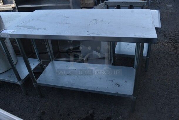 Adcraft WT-2448-E Stainless Steel Table w/ Under Shelf.