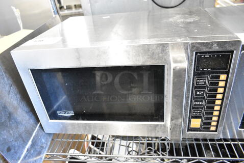 Stainless Steel Commercial Countertop Microwave Oven. 