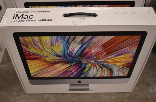 2 Apple A1419 27" iMac Desktop All In One Computer w/ Keyboard. 100-240 Volts, 1 Phase. 2 Times Your Bid! (front room)