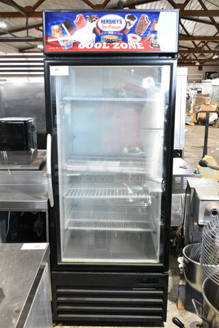 Minus Forty 22USG-L1-00 Metal Commercial Single Door Reach In Freezer Merchandiser w/ Poly Coated Racks. 115 Volts, 1 Phase. 