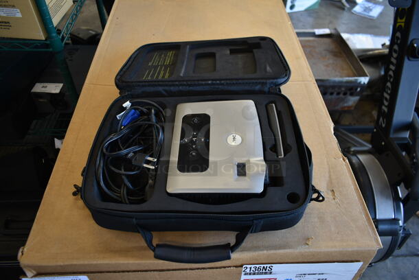 Dell 3400MP DLP Front Projector in Bag. 100-240 Volts, 1 Phase. 