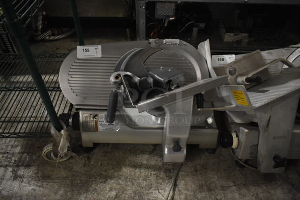 Hobart 2812 Stainless Steel Commercial Countertop Meat Slicer. 120 Volts, 1 Phase. Tested and Does Not Power On
 