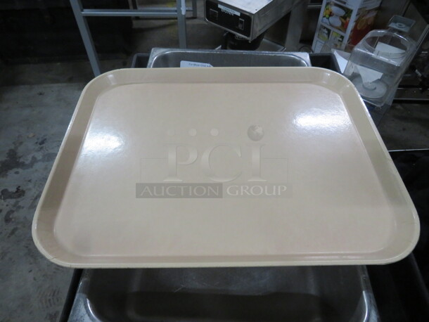One Lot Of 21 Carlisle Beige Lunch Trays. #1814