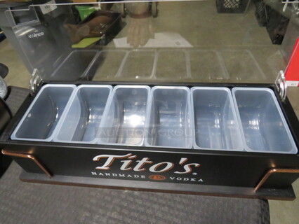 One NEW Titos Domed Bar Center.