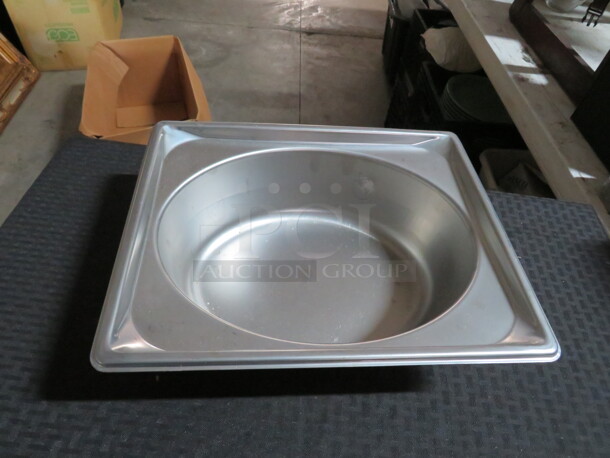 One NEW Vollrath Half Size 4 Inch Deep Super Shape Stainless Steel Oval  Shaped Food Pan. #3102040. $41.64 - Item #1118235