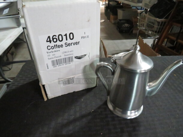 One NEW Vollrath  Stainless Steel Coffee Server. #46010 - Item #1118450