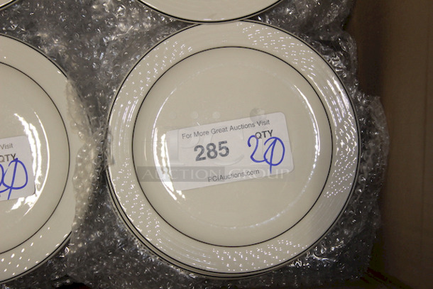 NEW! Set of 20 Sterling China 8-1/4" Plates. 