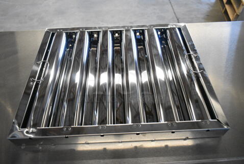 3 BRAND NEW SCRATCH AND DENT! Assure 190HFC 16"(H) x 20"(W) x 2"(T) Stainless Steel Hood Filter. 3 Times Your Bid! 