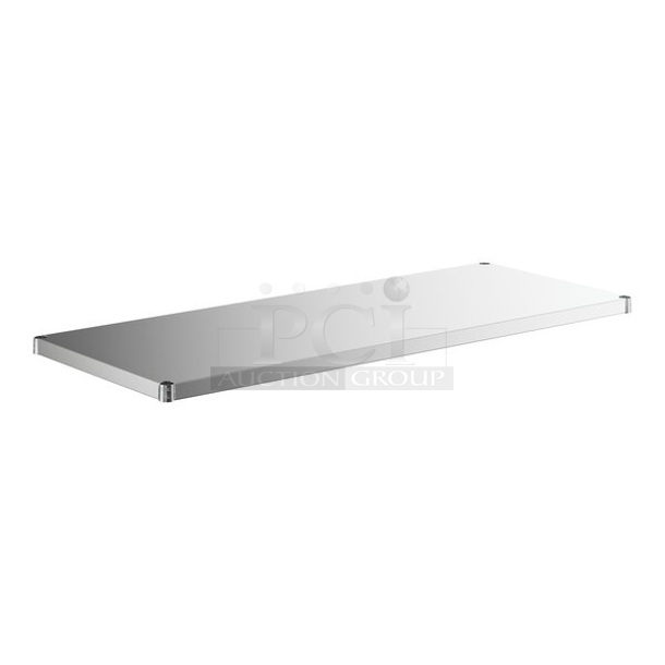 BRAND NEW SCRATCH AND DENT! Regency 460SS2460  Spec Line 24" x 60" NSF Stainless Steel Solid Shelf