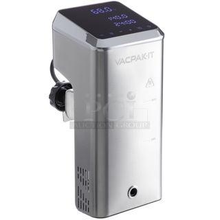 BRAND NEW SCRATCH AND DENT! VacPak-It 186SV158 21.1 Gallon Sous Vide Immersion Circulator Head with LCD Display. Tested and Working! 