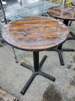 Lot of 3 Round Tables
24" Diameter