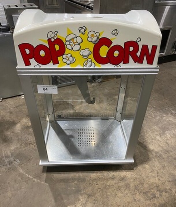 Gold Medal Commercial Countertop Whiz Bang Popcorn Machine! Glass All Around Showcase Style! Model: 2003 SN: RWUSN16733 120V