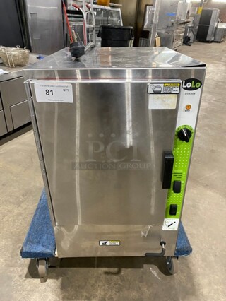 LoLo Commercial Electric Powered Countertop Steamer! All Stainless Steel! 208/240V 3/1 Phase! Model: ST-6E SN: J141719-1-1!
