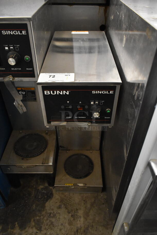 Bunn SINGLE Stainless Steel Commercial Countertop Coffee Machine. 120/208 Volts, 1 Phase.