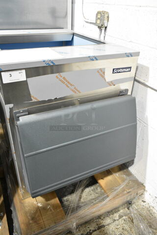 BRAND NEW SCRATCH AND DENT! 2023 Scotsman ICS730-A Stainless Steel Commercial Ice Bin. Goes GREAT w/ Lots 4 and 5! 