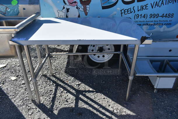 BRAND NEW SCRATCH AND DENT! Stainless Steel Commercial Table.