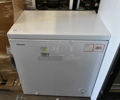 Hisense WFC070M6RWD Metal Chest Freezer w/ Hinge Lid. 115 Volts, 1 Phase. Tested and Working!