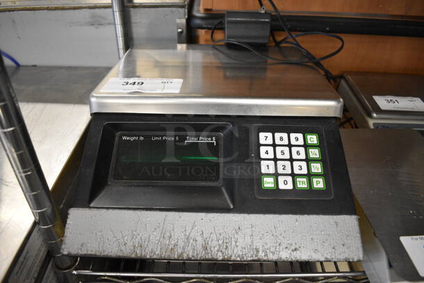 Stainless Steel Commercial Countertop Food Portioning Scale. 13x17x7. Tested and Working!