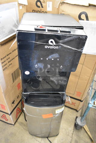 LIKE NEW! Avalon A4BLWTRCLR Bottom Loading Stainless Steel Bottle Water Dispenser. 115 Volts, 1 Phase. 