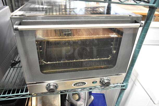 Cadco Unox XA006 Stainless Steel Countertop Electric Powered Convection Oven. 120 Volts, 1 Phase. Tested and Working!