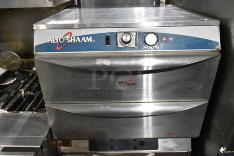 Alto Shaam C-120 Stainless Steel Commercial 2 Drawer Warming Drawer. 120 Volts, 1 Phase. 