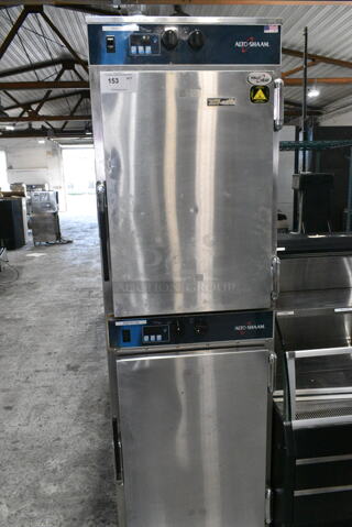 Alto Shaam 1000-TH/I Stainless Steel Commercial Cook N Hold Oven on Commercial Casters. 208-240 Volts, 1 Phase. 