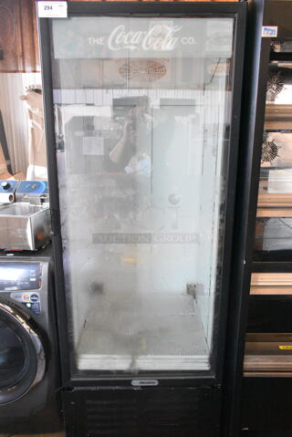 Metalfrio NG28CHC Metal Commercial Single Door Reach In Cooler Merchandiser. 115 Volts, 1 Phase. Tested and Powers On But Does Not Get Cold