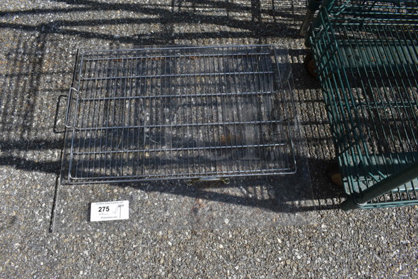 ALL ONE MONEY! Lot of Chrome Finish Basket and Clear Pane. Includes 28x24