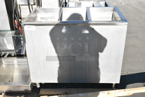 Metal Commercial Ice Table Buffet Station.