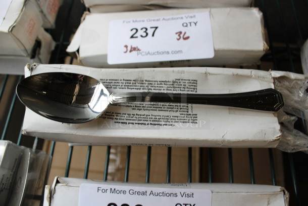 36 BRAND NEW IN BOX! Update IM-803 Metal Spoons. 7". 36 Times Your Bid!