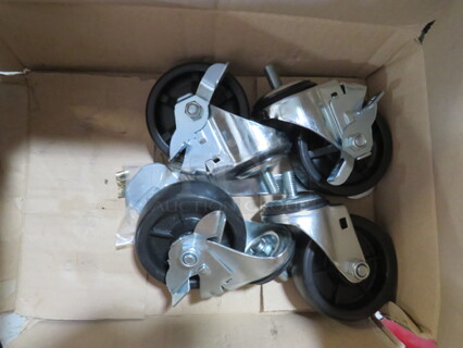 One Set Of 4 NEW Casters.