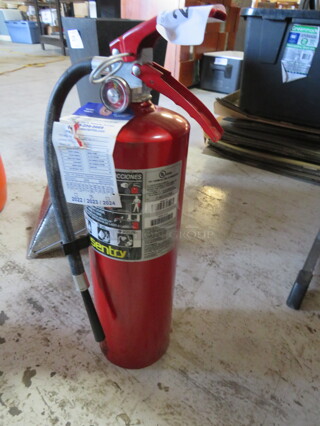 One Sentry ABC Fire Extinguisher.