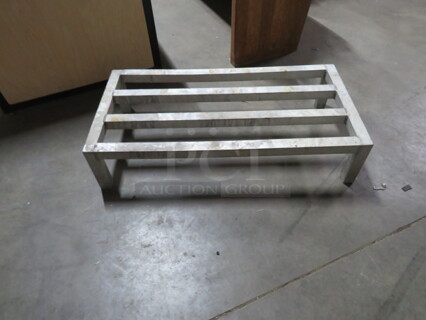 One Aluminum Dunnage Rack. 36X18X8