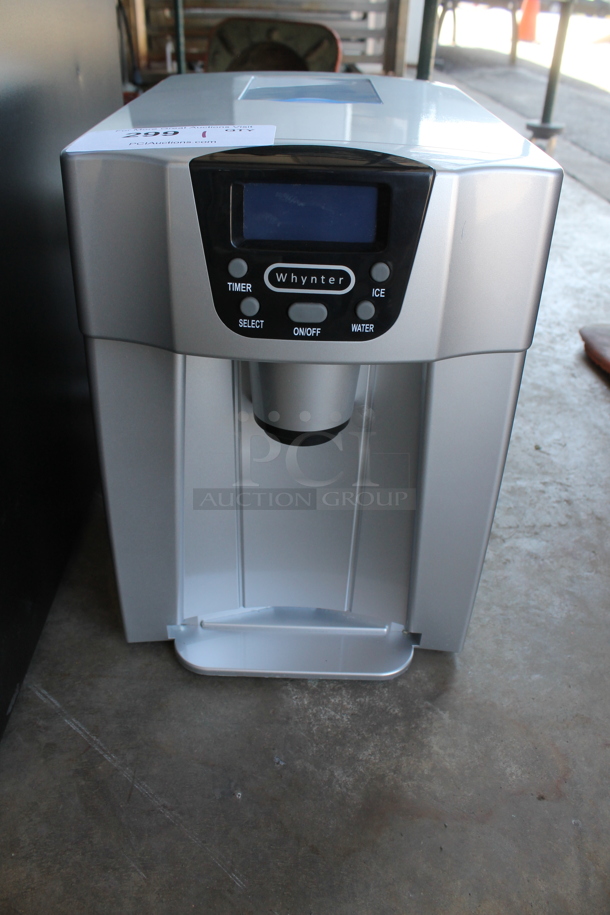 BRAND NEW SCRATCH AND DENT! Whynter IDC-221SC Countertop Direct Connection 26lb per day Ice Maker and Water Dispenser – Silver. 115 Volts, 1 Phase. Tested and Working!