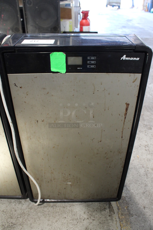 Amana Model APN14K Portable Air Conditioner on Casters. 115 Volts, 1 Phase. 19.5x15.5x33. Tested and Working!