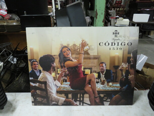 One Codigo Tequila 1530 Tin Sign. 24X18