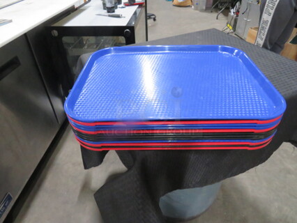 18X4 Assorted Color Lunch Tray. 12XBID