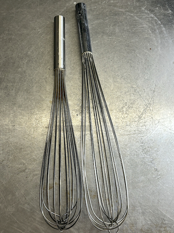 Large Wire Whisks. 2x Your Bid
