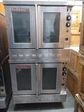 (x2) WOW!! Blodgett Stacked Nat Gas Convection Bakery Oven