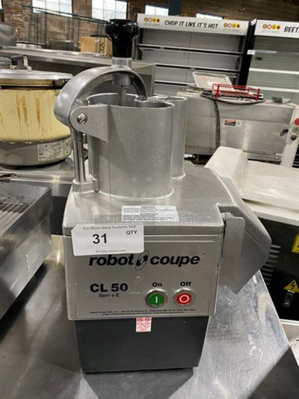 Robot Coupe Commercial Countertop Food Processor/Chopper Machine! All Stainless Steel! Model: CL50 SN: 4500317403K09 120V 60HZ 1 Phase