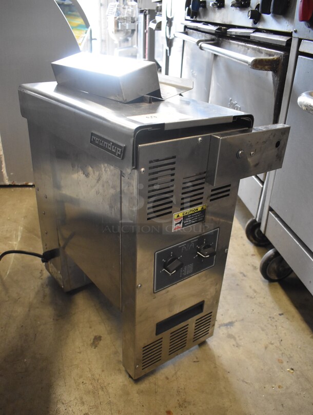 AJ Antunes VCT-2000CV Stainless Steel Commercial Countertop Vertical Contact Toaster. 208 Volts, 1 Phase.